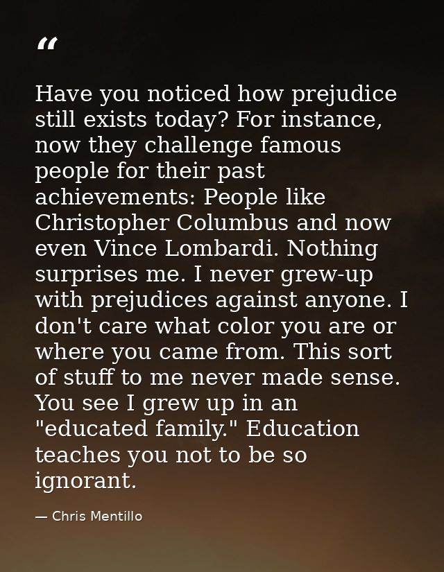 Have you noticed how prejudice still exists today? For instance, now they challenge famous people for their past achieve — Chris Mentillo