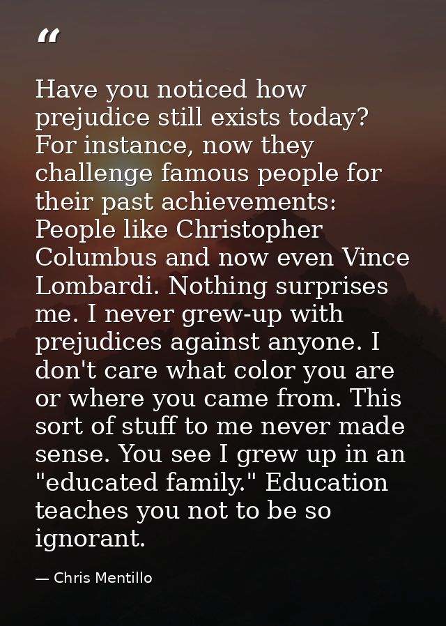 Have you noticed how prejudice still exists today? For instance, now they challenge famous people for their past achieve — Chris Mentillo
