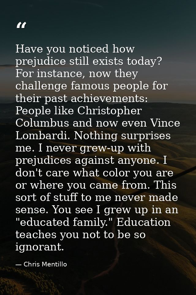Have you noticed how prejudice still exists today? For instance, now they challenge famous people for their past achieve — Chris Mentillo