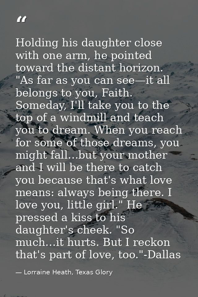 Holding his daughter close with one arm, he pointed toward the distant horizon. "As far as you can see—it all belongs to — Lorraine Heath, Texas Glory