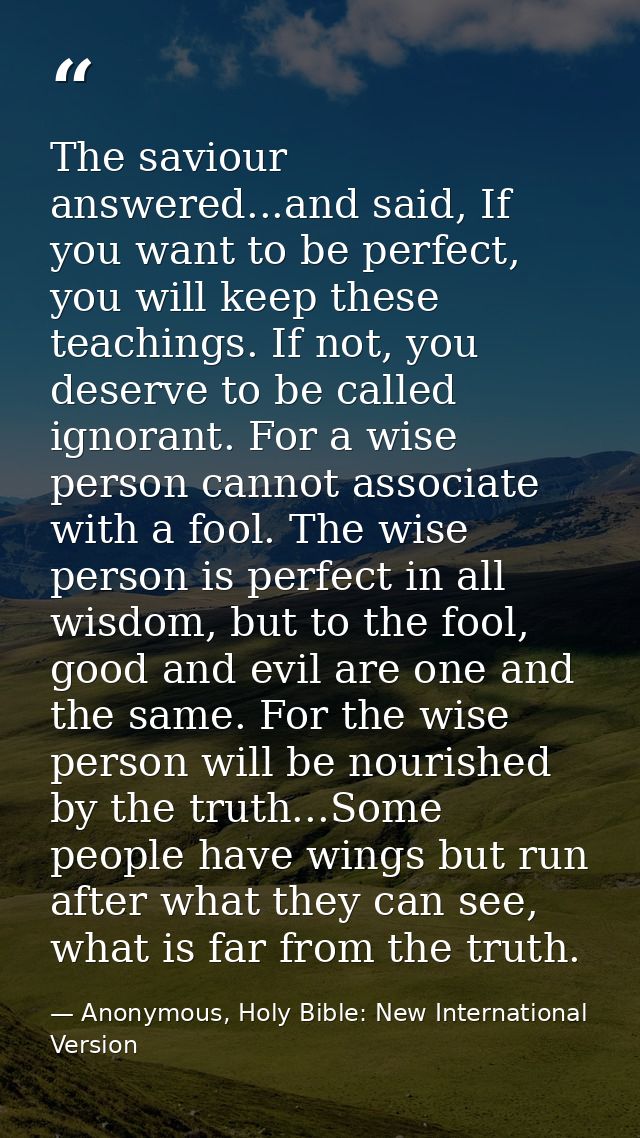 The saviour answered...and said, If you want to be perfect, you will keep these teachings. If not, you deserve to be cal — Anonymous, Holy Bible: New International Version