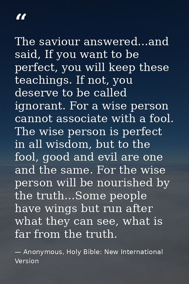 The saviour answered...and said, If you want to be perfect, you will keep these teachings. If not, you deserve to be cal — Anonymous, Holy Bible: New International Version