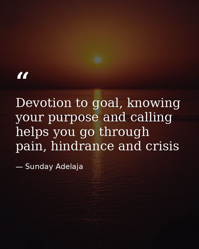 Devotion to goal, knowing your purpose and calling helps you go through pain, hindrance and crisis — Sunday Adelaja