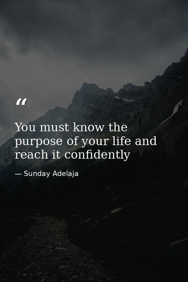 You must know the purpose of your life and reach it confidently — Sunday Adelaja