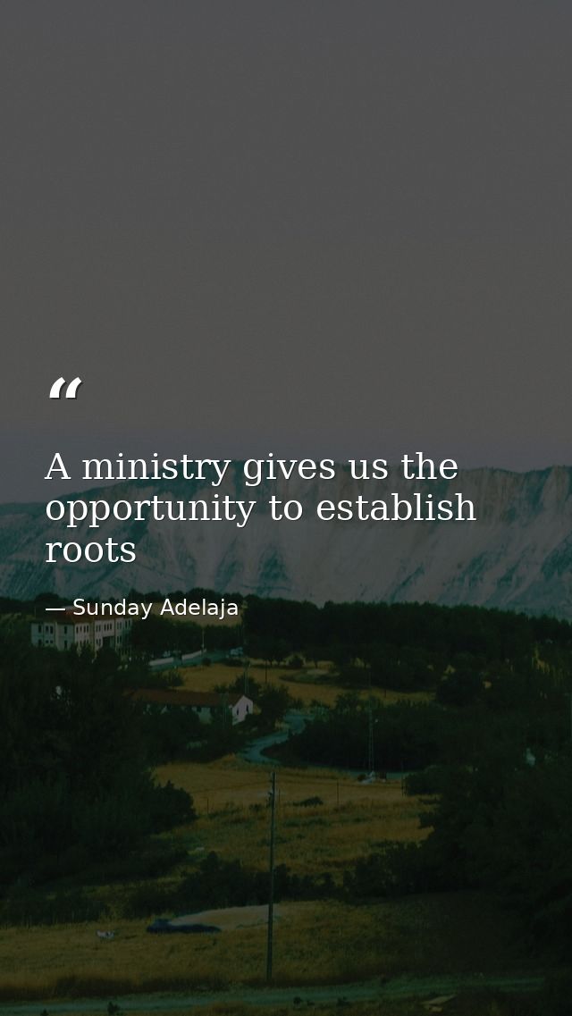 A ministry gives us the opportunity to establish roots — Sunday Adelaja