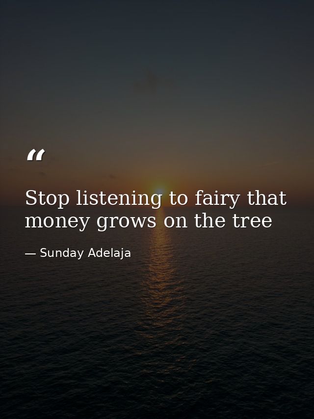 Stop listening to fairy that money grows on the tree — Sunday Adelaja