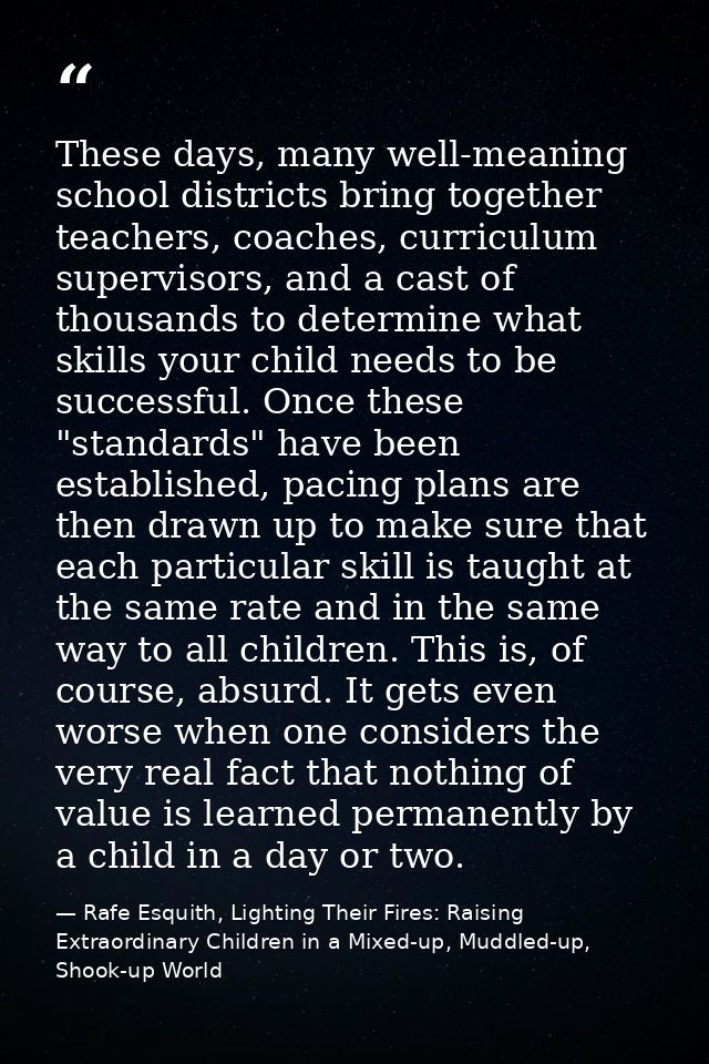 These days, many well-meaning school districts bring together teachers, coaches, curriculum supervisors, and a cast of t — Rafe Esquith, Lighting Their Fires: Raising Extraordinary Children in a Mixed-up, Muddled-up, Shook-up World