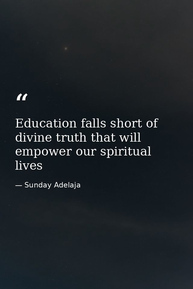 Education falls short of divine truth that will empower our spiritual lives — Sunday Adelaja