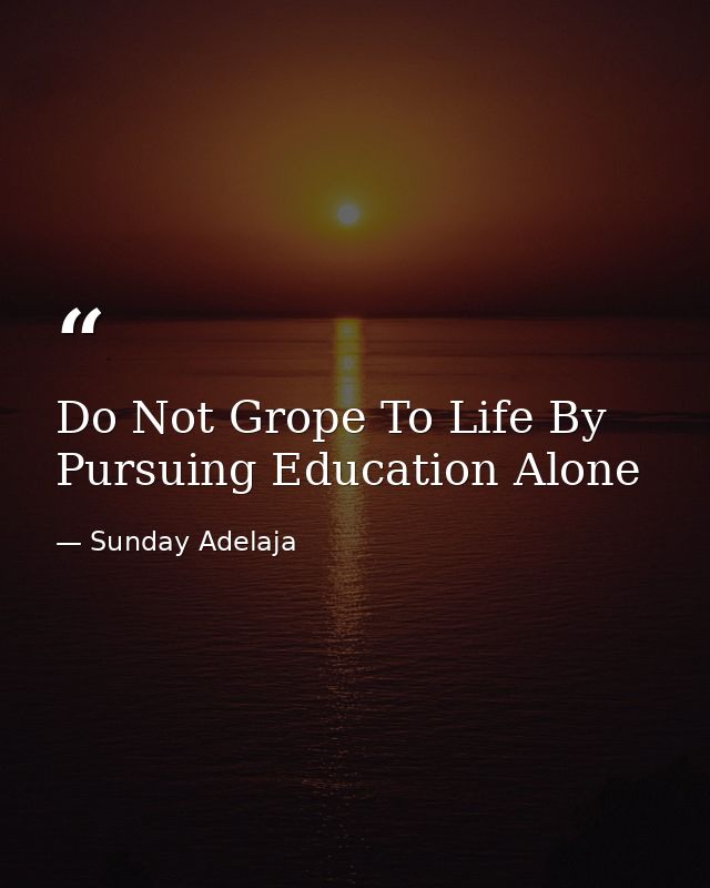 Do Not Grope To Life By Pursuing Education Alone — Sunday Adelaja