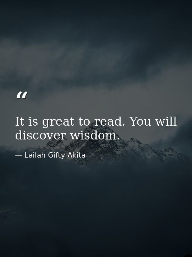 It is great to read. You will discover wisdom. — Lailah Gifty Akita