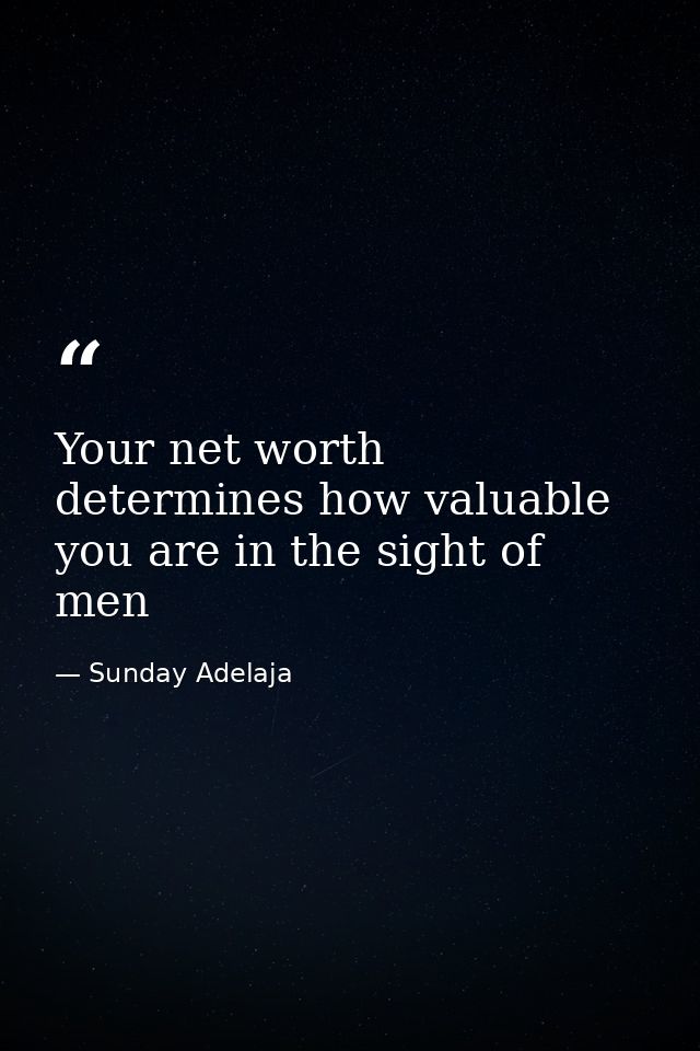 Your net worth determines how valuable you are in the sight of men — Sunday Adelaja