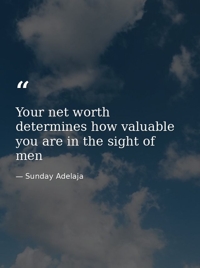 Your net worth determines how valuable you are in the sight of men — Sunday Adelaja
