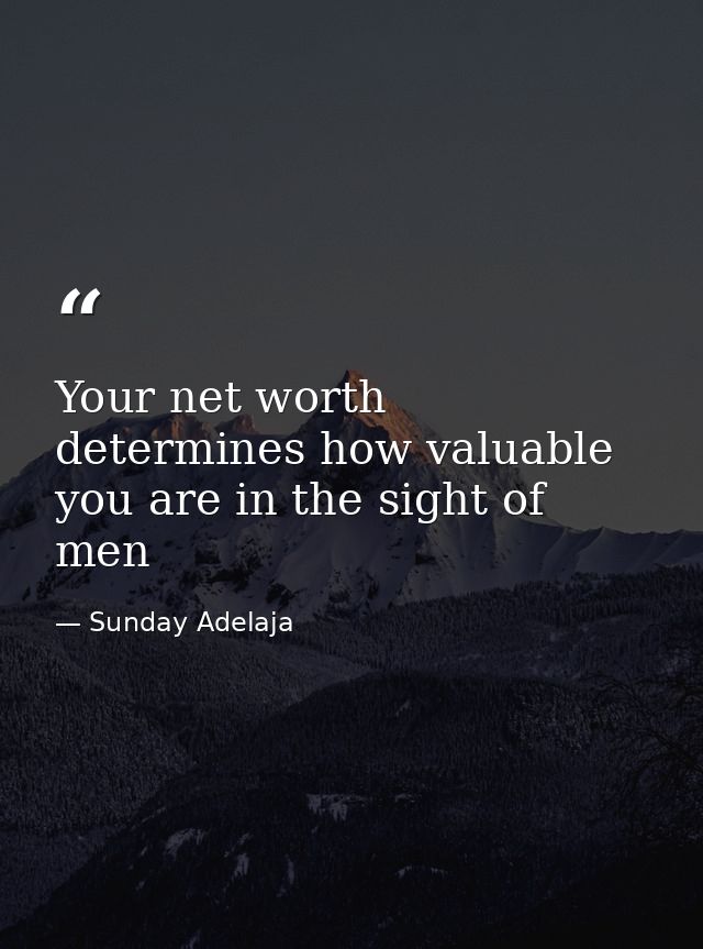 Your net worth determines how valuable you are in the sight of men — Sunday Adelaja