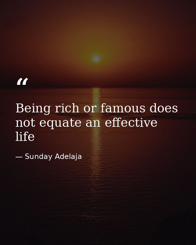 Being rich or famous does not equate an effective life — Sunday Adelaja