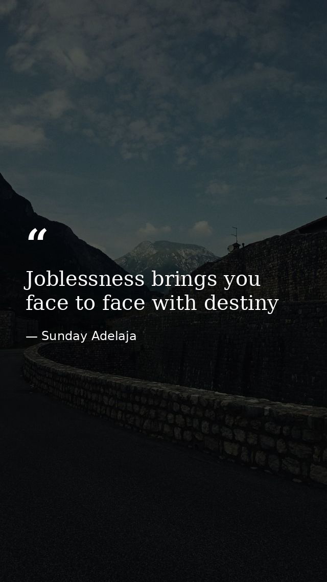 Joblessness brings you face to face with destiny — Sunday Adelaja