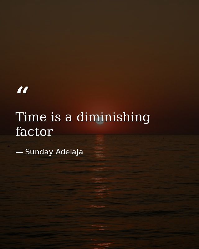 Time is a diminishing factor — Sunday Adelaja