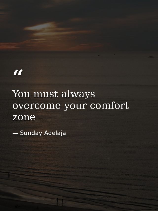 You must always overcome your comfort zone — Sunday Adelaja