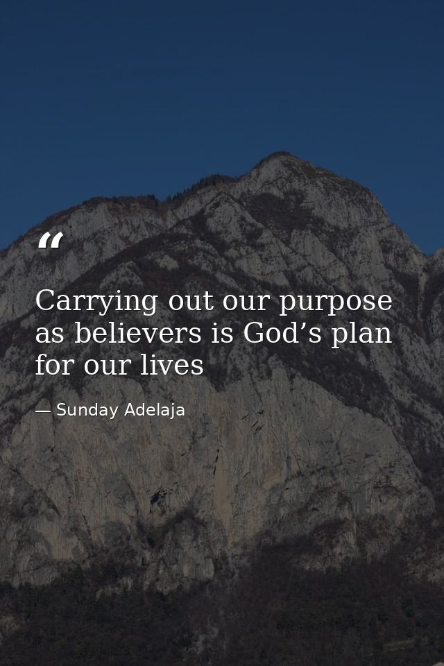 Carrying out our purpose as believers is God’s plan for our lives — Sunday Adelaja