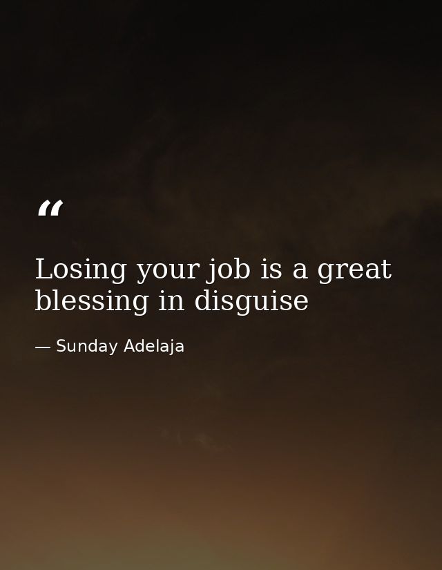 Losing your job is a great blessing in disguise — Sunday Adelaja