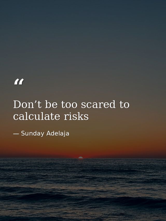 Don’t be too scared to calculate risks — Sunday Adelaja