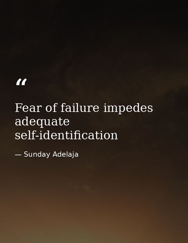 Fear of failure impedes adequate self-identification — Sunday Adelaja