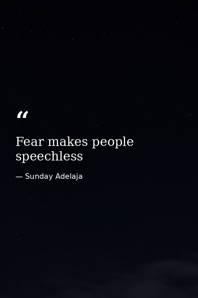Fear makes people speechless — Sunday Adelaja