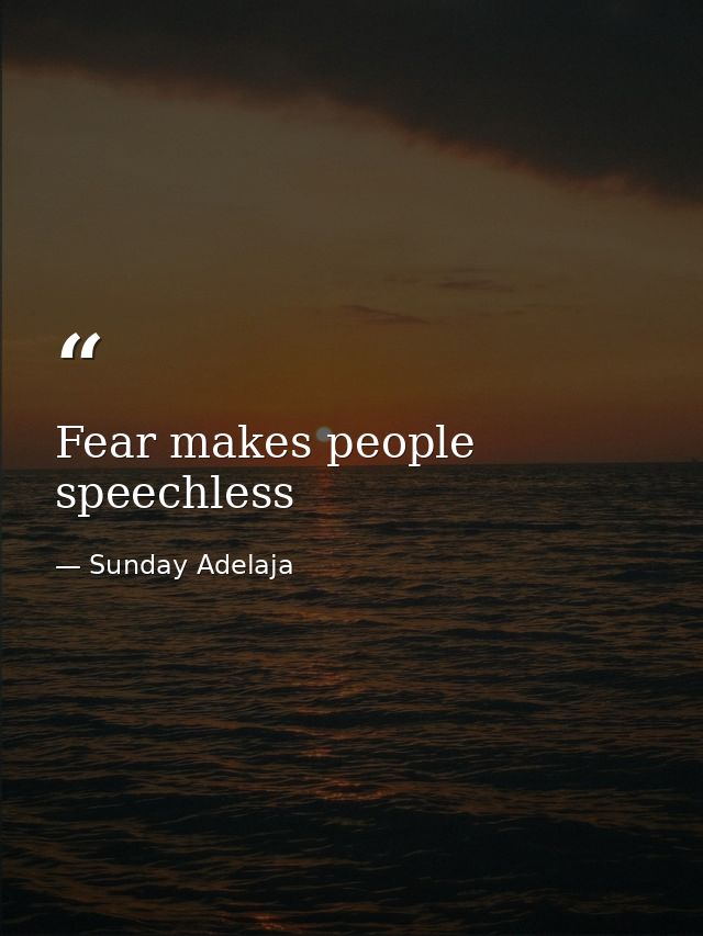 Fear makes people speechless — Sunday Adelaja