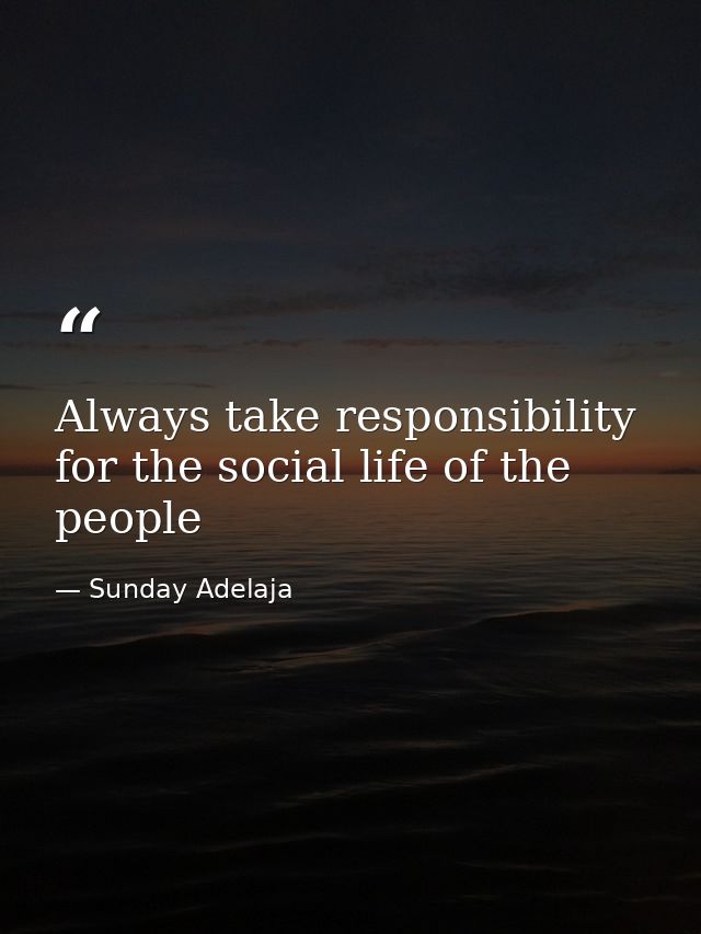 Always take responsibility for the social life of the people — Sunday Adelaja