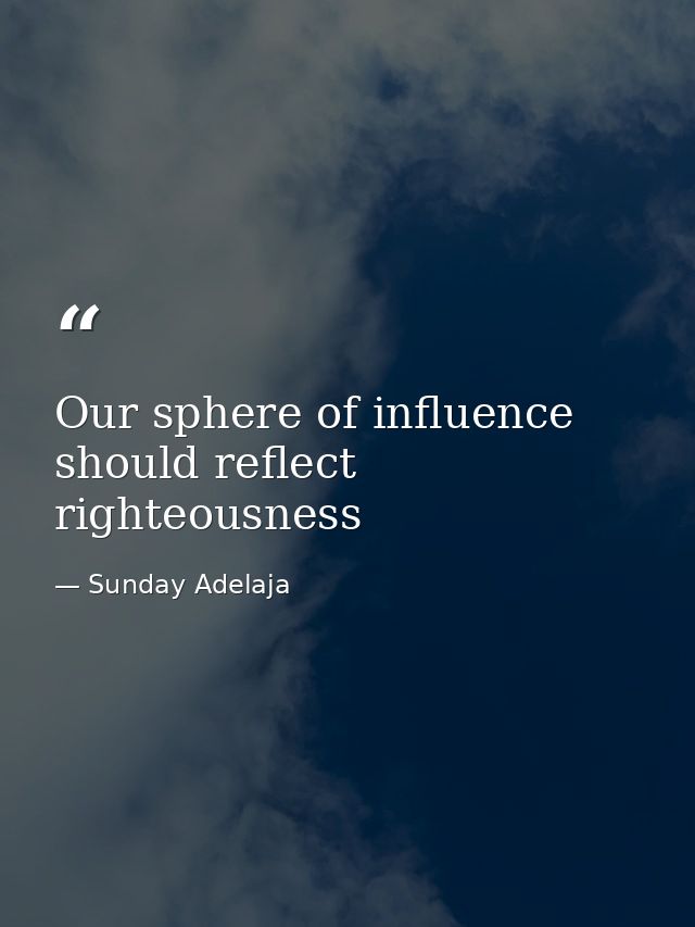 Our sphere of influence should reflect righteousness — Sunday Adelaja