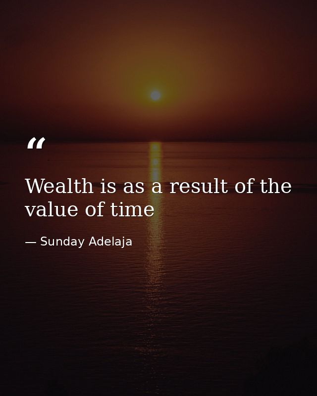 Wealth is as a result of the value of time — Sunday Adelaja