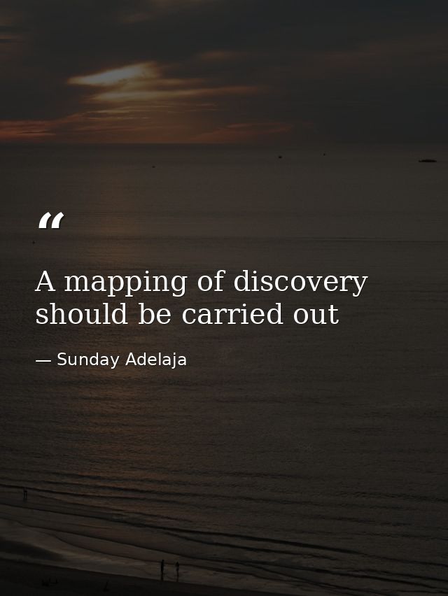 A mapping of discovery should be carried out — Sunday Adelaja