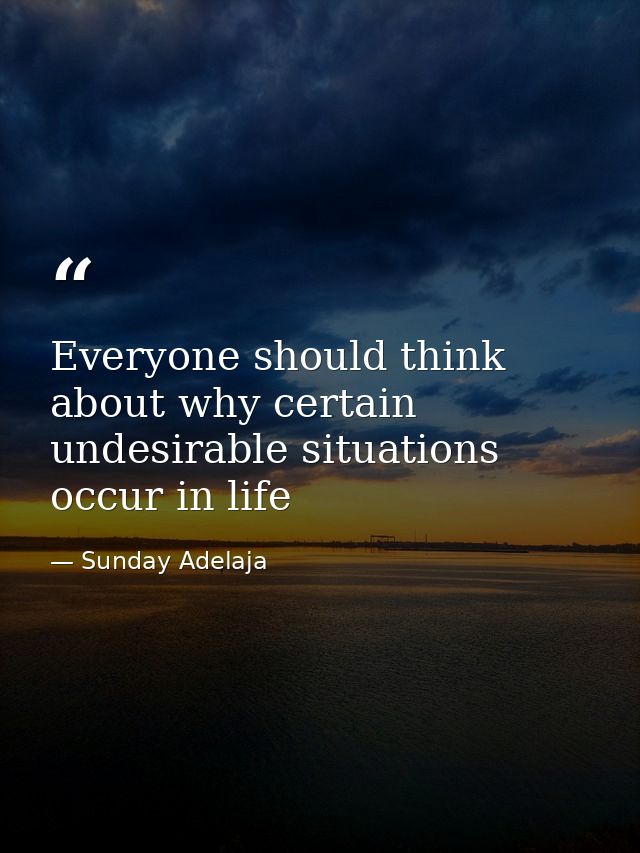 Everyone should think about why certain undesirable situations occur in life — Sunday Adelaja