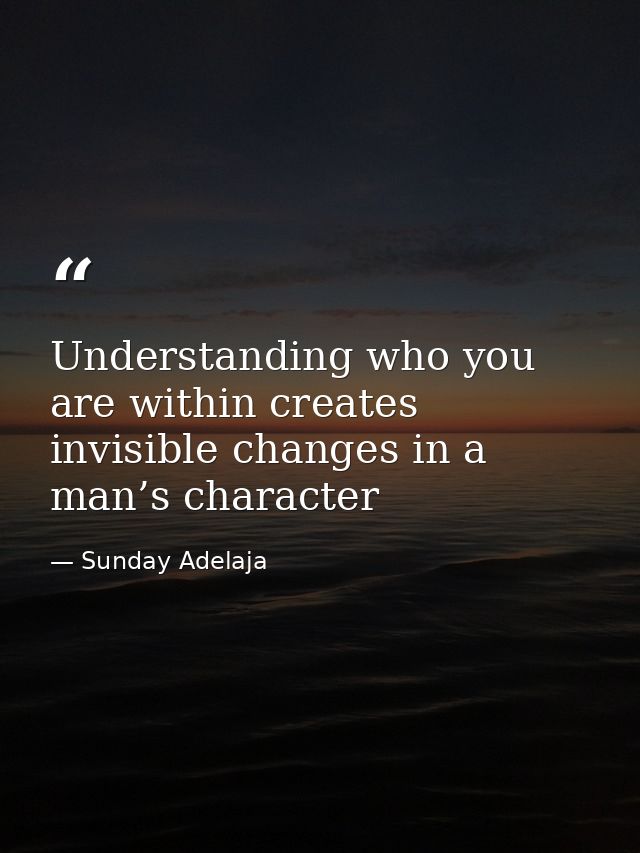 Understanding who you are within creates invisible changes in a man’s character — Sunday Adelaja