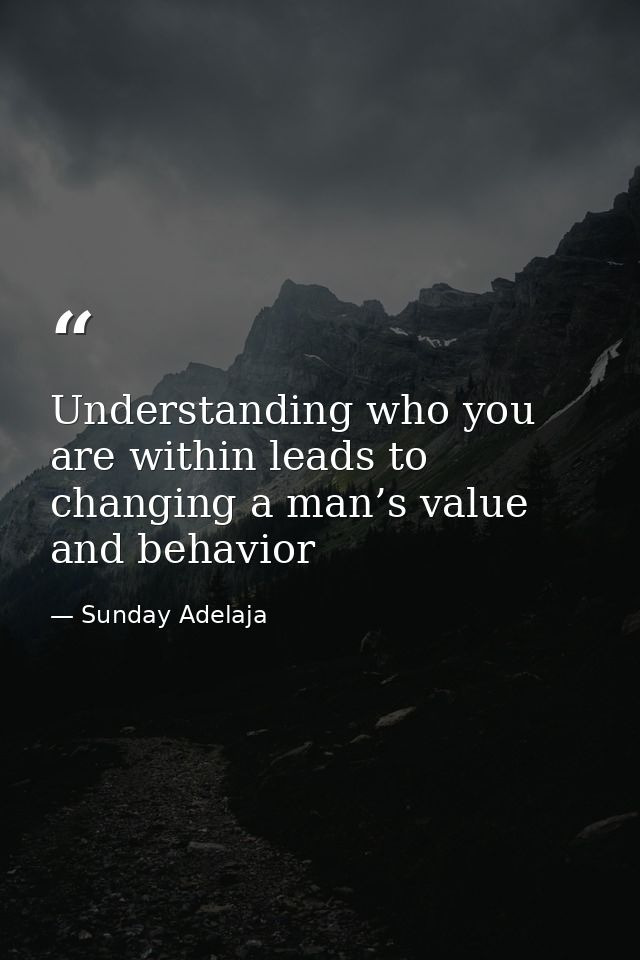 Understanding who you are within leads to changing a man’s value and behavior — Sunday Adelaja