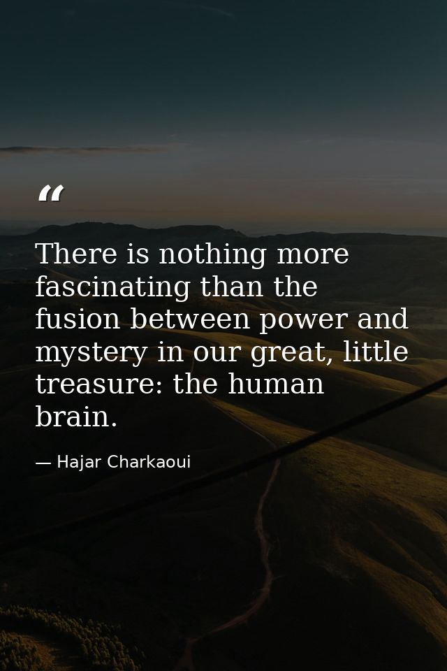 There is nothing more fascinating than the fusion between power and mystery in our great, little treasure: the human bra — Hajar Charkaoui