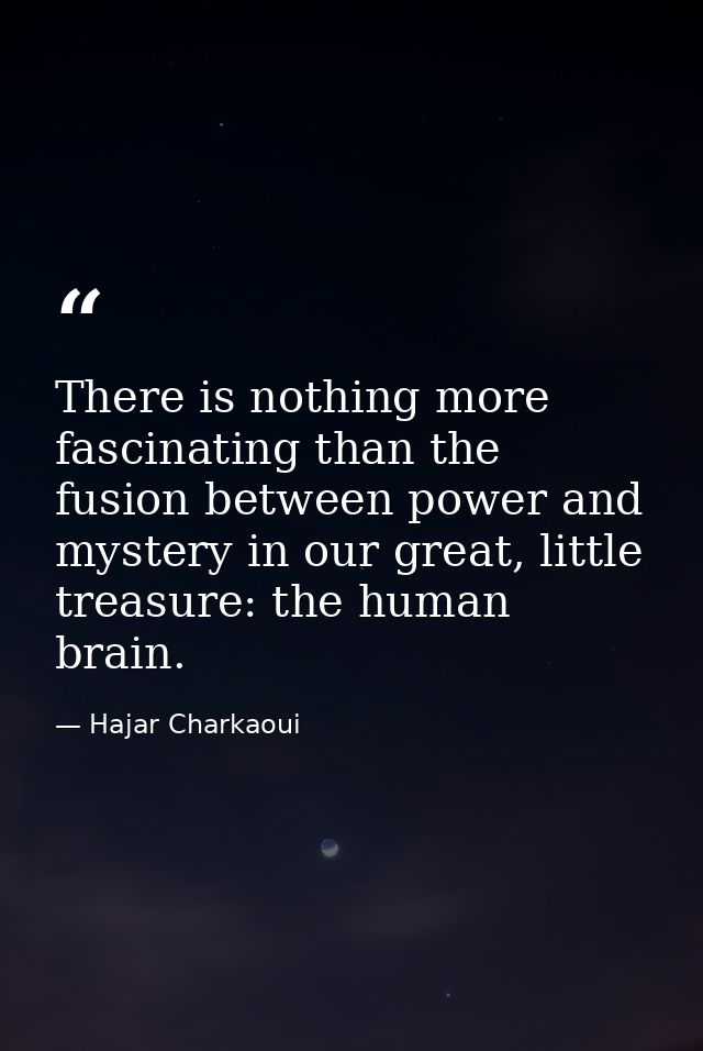 There is nothing more fascinating than the fusion between power and mystery in our great, little treasure: the human bra — Hajar Charkaoui