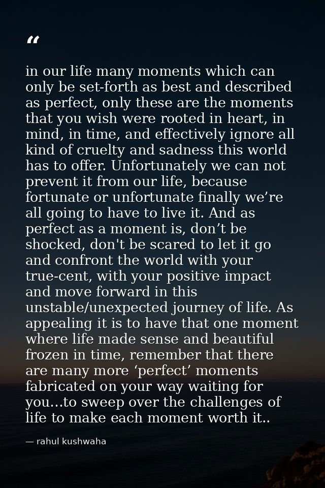 in our life many moments which can only be set-forth as best and described as perfect, only these are the moments that y — rahul kushwaha