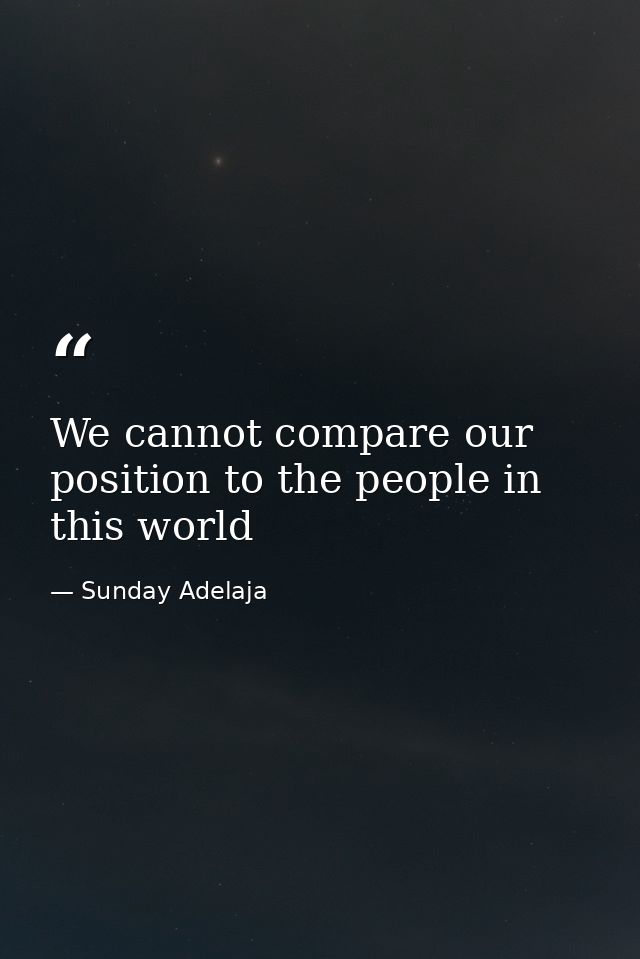 We cannot compare our position to the people in this world — Sunday Adelaja