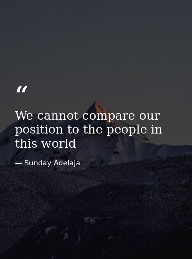 We cannot compare our position to the people in this world — Sunday Adelaja