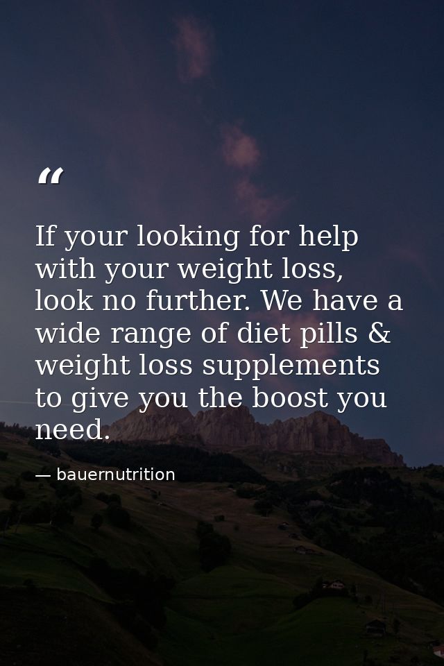 If your looking for help with your weight loss, look no further. We have a wide range of diet pills & weight loss supple — bauernutrition