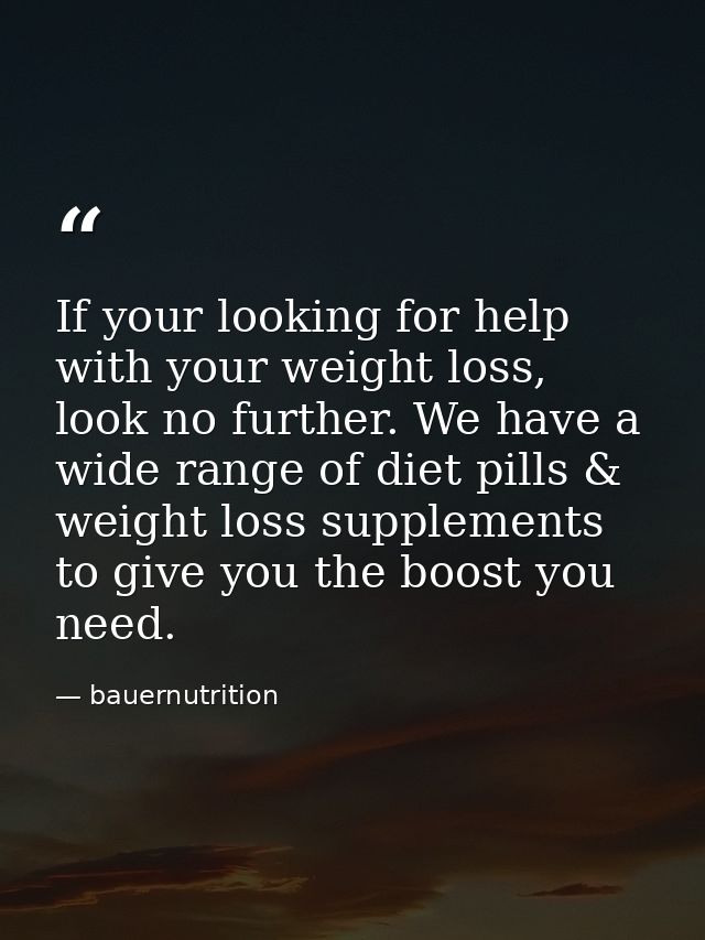 If your looking for help with your weight loss, look no further. We have a wide range of diet pills & weight loss supple — bauernutrition