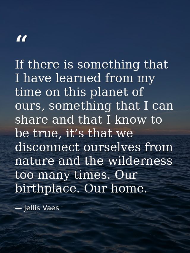If there is something that I have learned from my time on this planet of ours, something that I can share and that I kno — Jellis Vaes