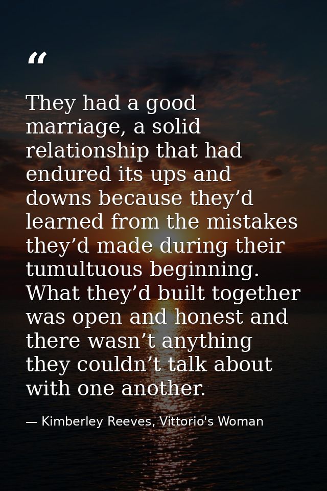 They had a good marriage, a solid relationship that had endured its ups and downs because they’d learned from the mistak — Kimberley Reeves, Vittorio's Woman
