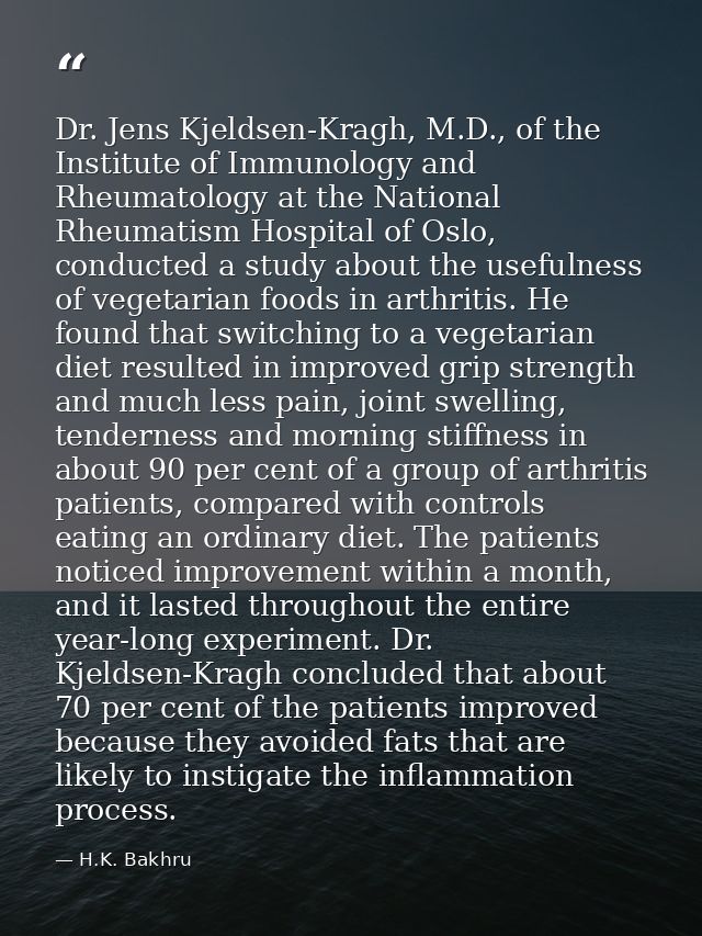 Dr. Jens Kjeldsen-Kragh, M.D., of the Institute of Immunology and Rheumatology at the National Rheumatism Hospital of Os — H.K. Bakhru