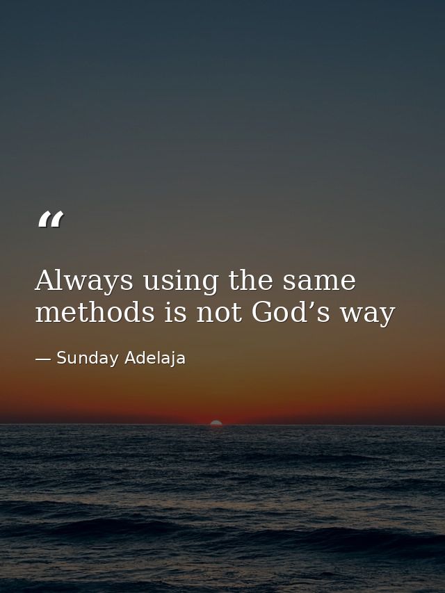 Always using the same methods is not God’s way — Sunday Adelaja