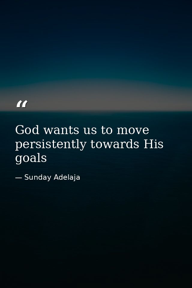 God wants us to move persistently towards His goals — Sunday Adelaja