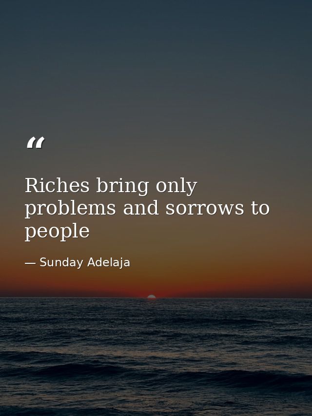 Riches bring only problems and sorrows to people — Sunday Adelaja