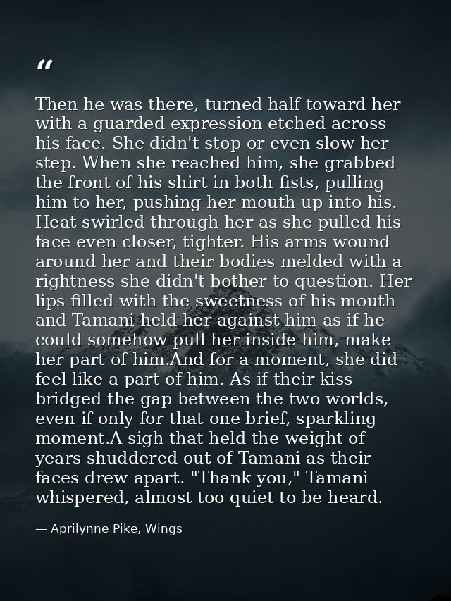 Then he was there, turned half toward her with a guarded expression etched across his face. She didn't stop or even slow — Aprilynne Pike, Wings
