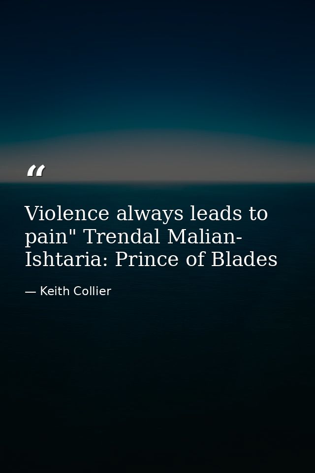 Violence always leads to pain" Trendal Malian- Ishtaria: Prince of Blades — Keith Collier