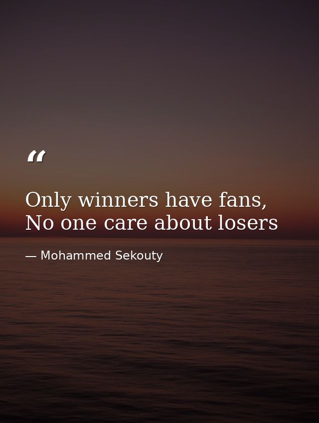 Only winners have fans, No one care about losers — Mohammed Sekouty